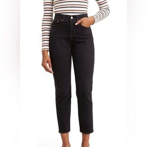 Levi’s black wedgie jeans